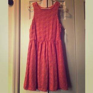 Peach Dress from Francesca’s Collection